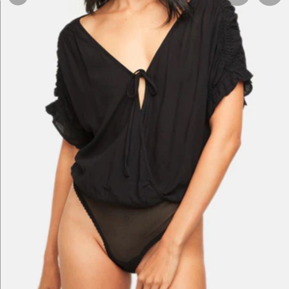 Free people black bodysuit - Picture 2 of 2